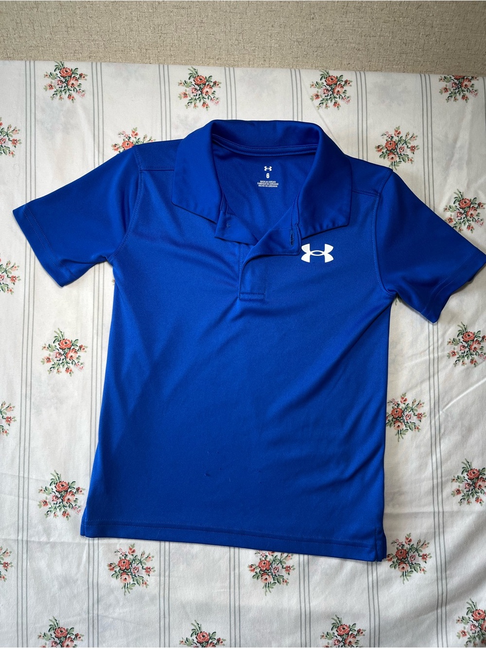 Under Armour Kids Blue Performance Polo